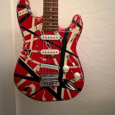 Used Custom Painted and Upgraded (Aged and Relic'ed) Fender Squier Mini Strat With Matching Pickguard/Headstock image 2