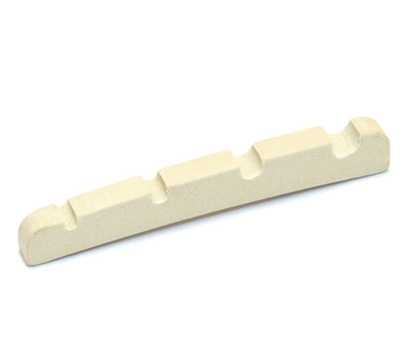 004-8650-000 Genuine Fender Slotted 9.5 Radius 42mm Micarta Nut for Precision P Bass 0048650000 image 1