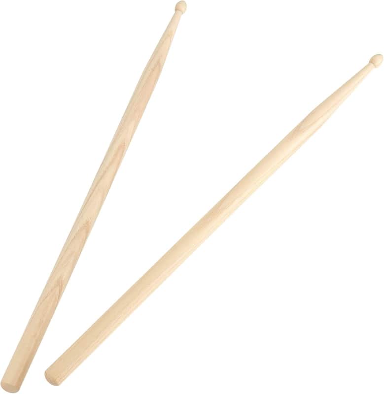 50 PCS 25 Pair 5A Drum Sticks, Maple Wood Drumsticks, Classic Wooden Drumsticks with Oval Wood Tip, Wood Drum Sticks Set for School, Band image 1