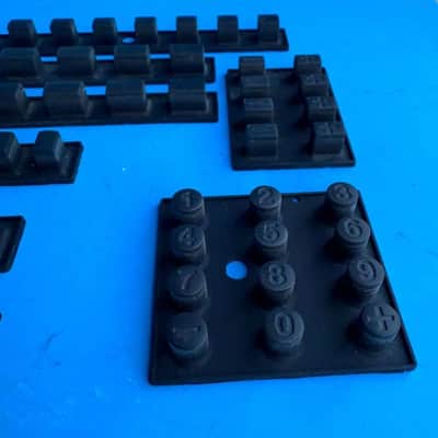 ALESIS MELODY 61 MKII Keyboard Part: Push Button Contact Conductive Pad Set image 3
