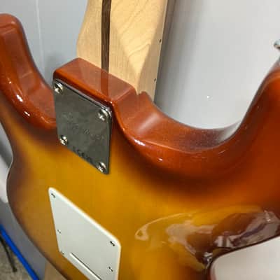 Immagine Squier Affinity Stratocaster FMT HSS 2021 - Present - Sienna Sunburst - 8