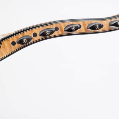 Arabic Oud Flame Maple & Cedar Top by Kamil Gul Oud instrument with free DHL express shipping image 5