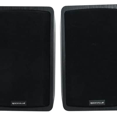 2 Rockville ELITE-5B V3 Black 800w Home Audio 5.25" Bluetooth Bookshelf Speakers image 3