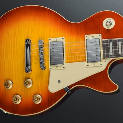 Epiphone "Inspired by Gibson Collection" Les Paul Standard 50's Figured Top - Washed Cherry image 1