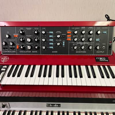 Moog Geddy Lee Minimoog Model D 44-Key Monophonic Synthesizer 2025 - Present - Red / Black image 1