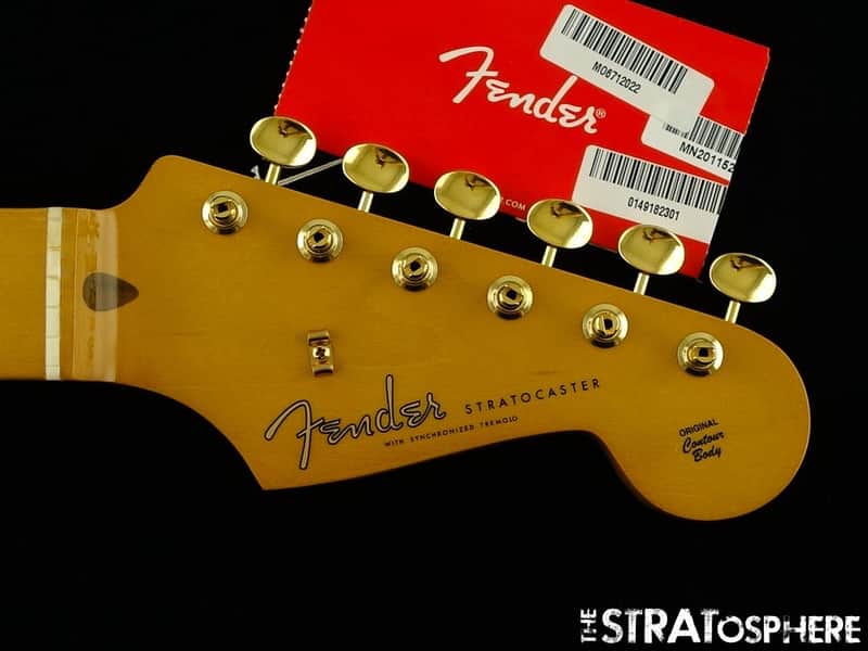 Fender LTD. Vintera III Late 50s Stratocaster Strat NECK + GOLD TUNERS Maple image 1