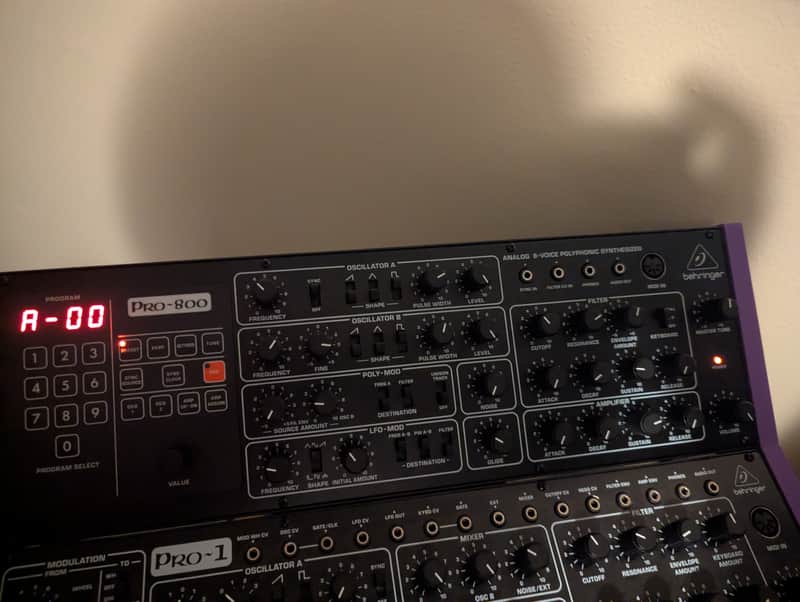 Behringer Pro-800 Desktop 8-Voice Synthesizer | Reverb