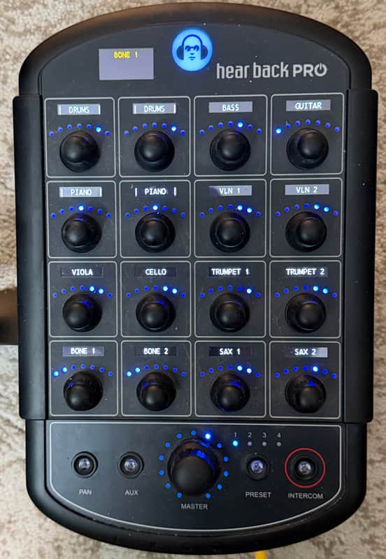 Hear Technologies Hearback Pro Mixer with Digital Overlay