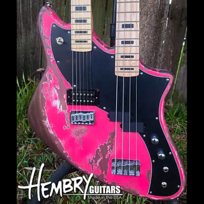 HEMBRY Fender Metora style bass/guitar doubleneck relic image 1