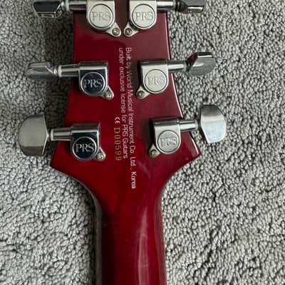 PRS Santana SE vintage cherry w/ Kent Armstrong P-90 and original Hambuckers image 4