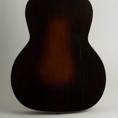 Oahu Model 67K Flat Top Acoustic Guitar, made by Kay, c. 1935, tweed hard shell case. image 4