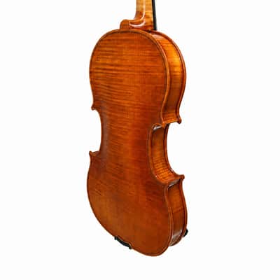 4/4 Handmade Strad Violin Outfit Italian Spruce European 1pc Flamed Maple Back image 2