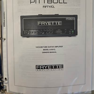 VHT/Fryette PITTBULL FIFTY CL 1996 image 11