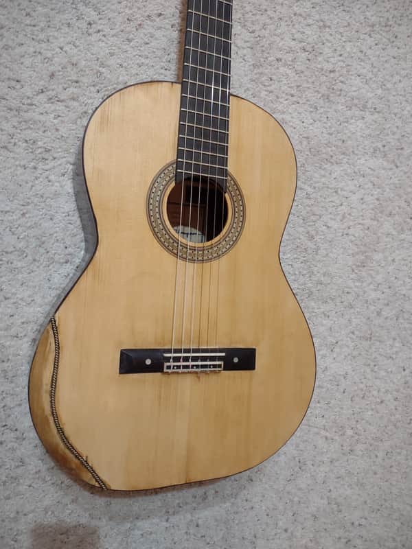 2021 Robert E Thompson Arm bevel Classical guitar - for more details go to www.ThompsonClassicalGuitars.com - French polish image 1