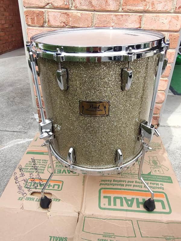 Pearl Masters Studio Birch 14" x 14" Floor Tom w/ Legs. Near Pristine condition! image 1