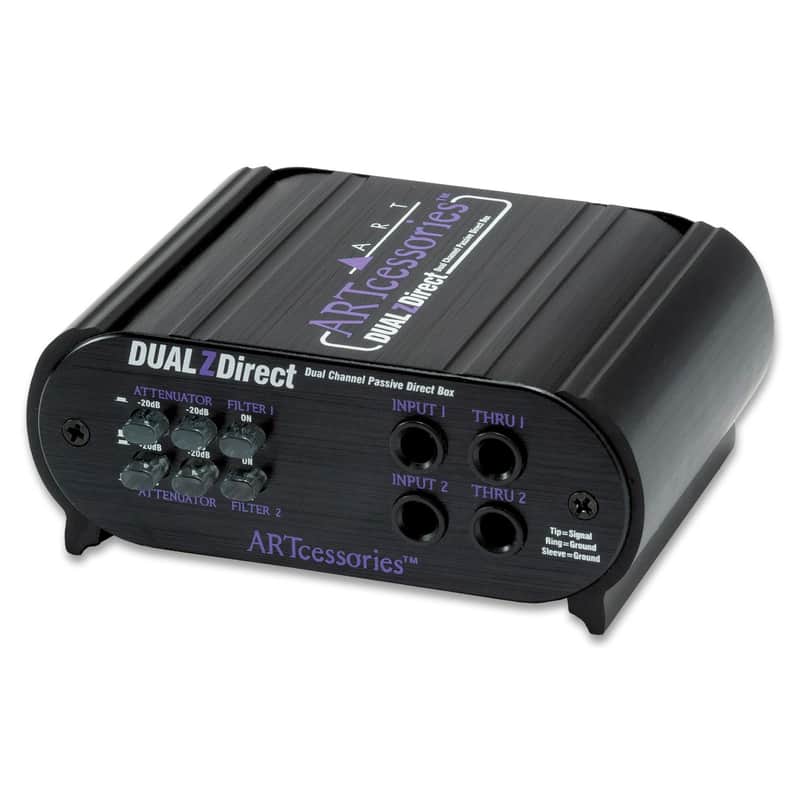 ART DUALZDirect 2-Channel Professional Passive Direct Box Dual Z-Direct Stereo image 1