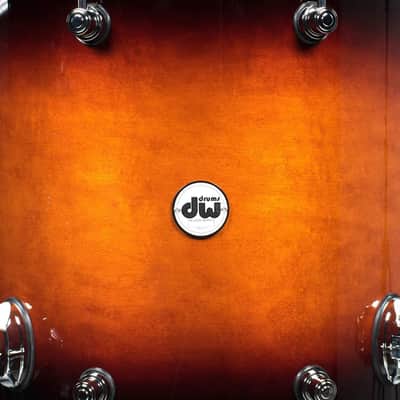 DW Design Series Maple Floor Tom, 16x18, Tobacco Burst Gloss Lacquer (DDLG1618TTTB) image 3