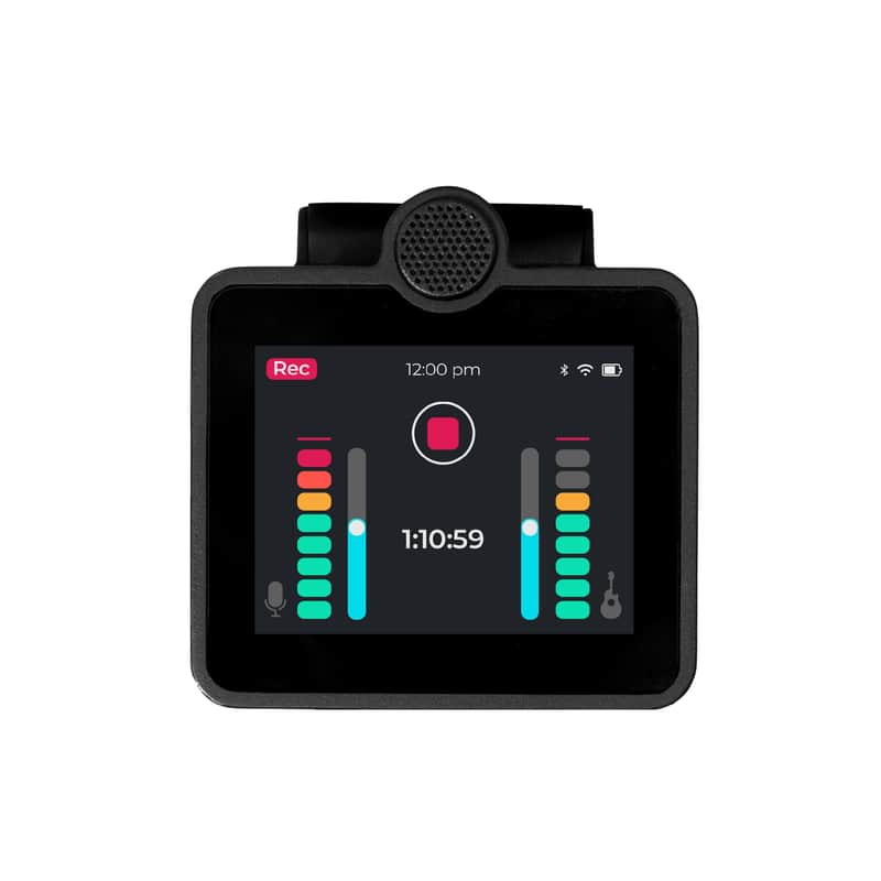 Roadie Coach | Learn Guitar, Ukulele & Singing | Portable Recorder with Dual Mics | Multi-Tool Tuner + MIDI Controller | AI Feedback on Performance image 1