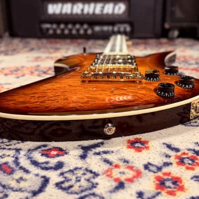 2015 B.C. Rich Mockingbird Pro X Custom Special X3 - Made In Korea - Tobacco Burst AAA Quilted Contoured Top w/ Gold Hardware image 12