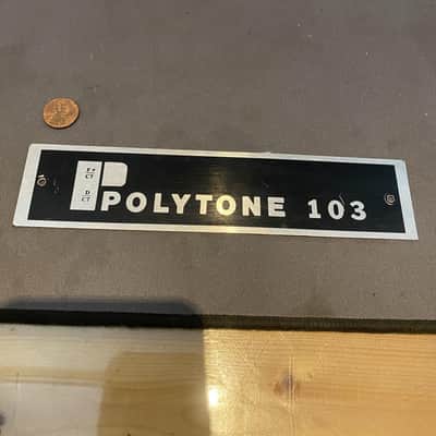 Polytone 103 Metal Plate image 1