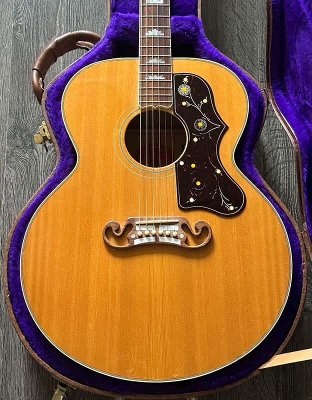 1998 Gibson SJ-200 Jumbo with Beautiful Flamed Maple & Pickup Original Case image 1