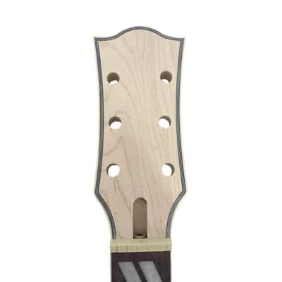 Les Paul/SG Style Bolt-On Unfinished Guitar Neck, Maple & Rosewood with Binding image 2