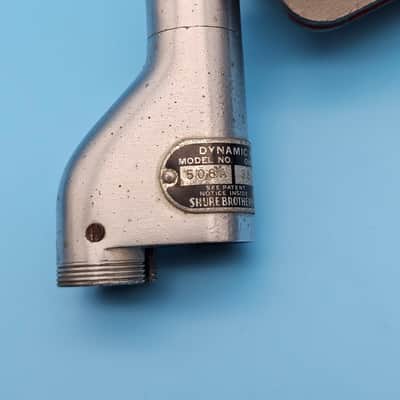 ☆Rare Vintage 1940s Shure 508 Stratoliner Microphone - 3 pin Amphenol Adapter Cable Included - Shure 51 52 708 508A 708A image 2