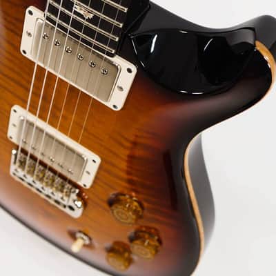 PRS DGT Flame Maple Select Top - David Grissom Signature Amber Tri Burst and Bird Inlays w/ Case image 5