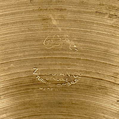 14" Zildjian A 1940s-1950s Trans Stamp Sizzle Hi-Hat Cymbal Pair 554g/722g *Video Demo* image 11