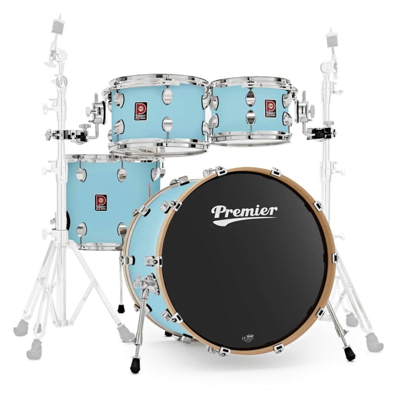 Premier Elite Series 20 Inch Four-Piece Birch Maple Shell Pack Baby Blue PEX20-4SPBBL image 1