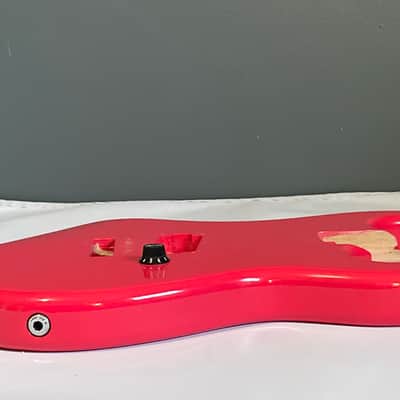 2021 Indonesia Kramer Baretta Special Ruby Red Mahogany Guitar Body 6 Post Tremolo image 16