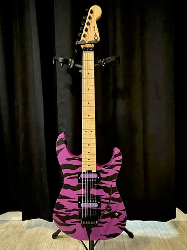 Charvel Satchel Signature Pro-Mod DK 2021 - Satin Purple Bengal image 1