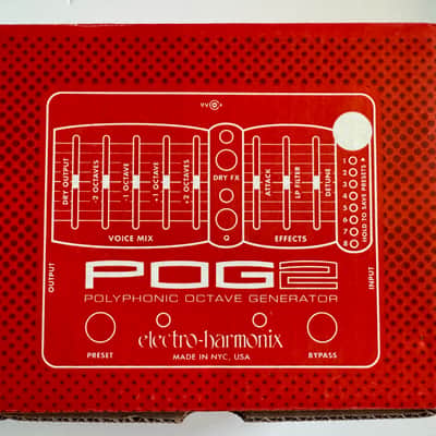 Electro-Harmonix POG2 Polyphonic Octave Generator 2009 - Present - Red / White image 7