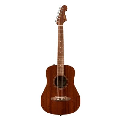 Fender California Standard Redondo Mini W/Bag - Natural Sapele image 3