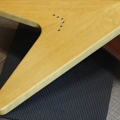 Minty! 2024 Gibson Custom Shop '58 Korina Flying V Reissue Electric Guitar Natural + COA OHSC image 17
