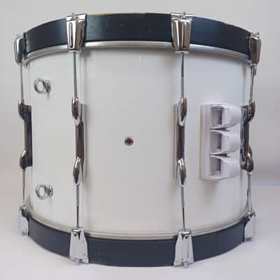 Premier Lite 14x22"Bass Drum 3Ply African Mahogany Vintage Marching/Virgin Shell image 3