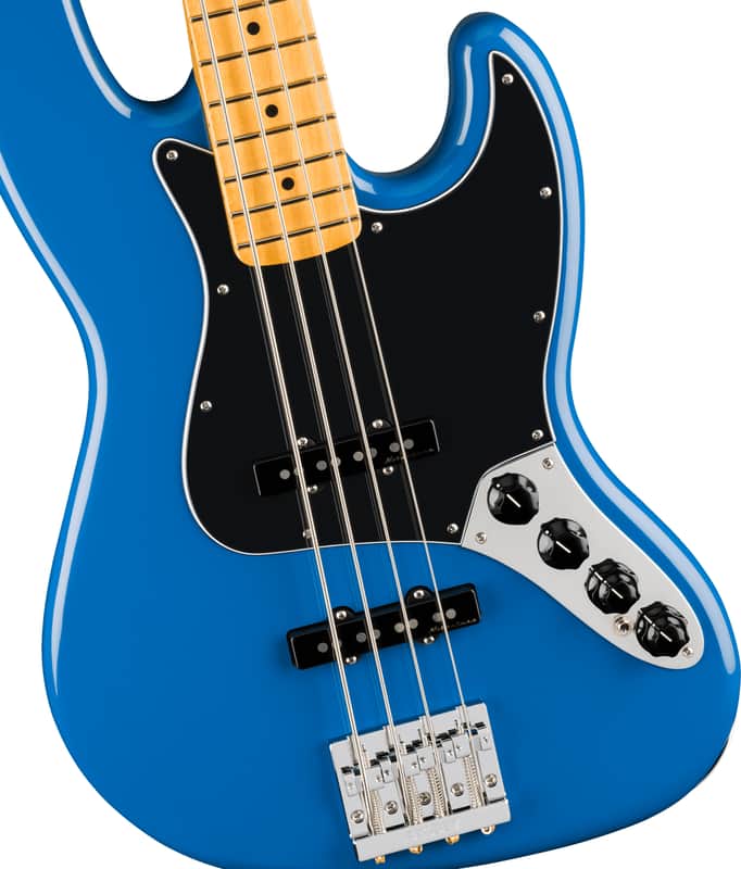 Fender - Player II Modified Active Jazz Bass Guitar w/ Maple Fingerboard - Electric Blue - w/ Deluxe Gigbag image 1