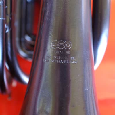 Willson (DEG) Bb Compact Marching Trombone Black/Purple/Blue Sparkle image 3