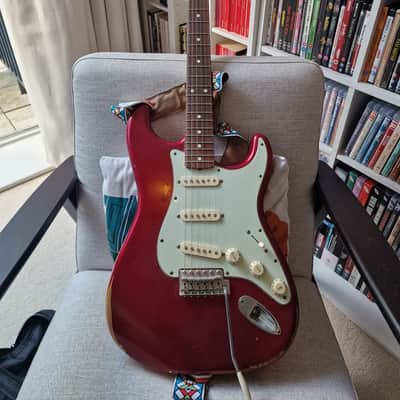 Fender FSR Road Worn '60s Stratocaster 2020 - Candy Apple Red image 2