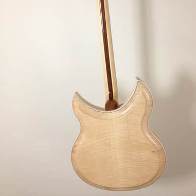Rickenbacker 381V69 2013 Mapleglo checker binding carved top and back image 7