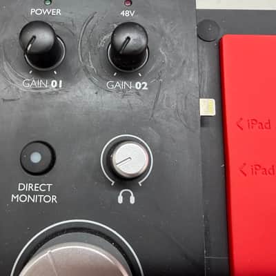 Focusrite iTrack Dock Mobile iPad Recording Interface 2010s - Black/Red image 4