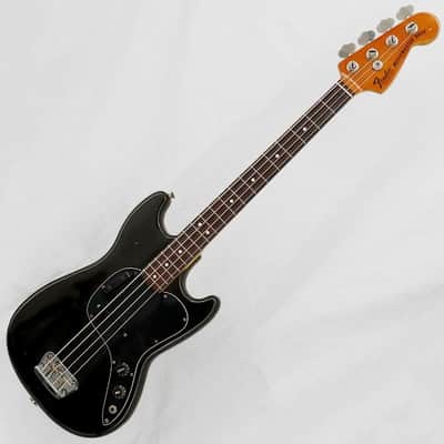 Fender USA VINTAGE Musicmaster Bass '81 Black/R image 1