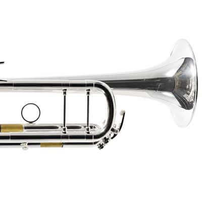 Jupiter JTR1160RSQ Intermediate Bb Trumpet in Silver Plate SN EA15719 image 4
