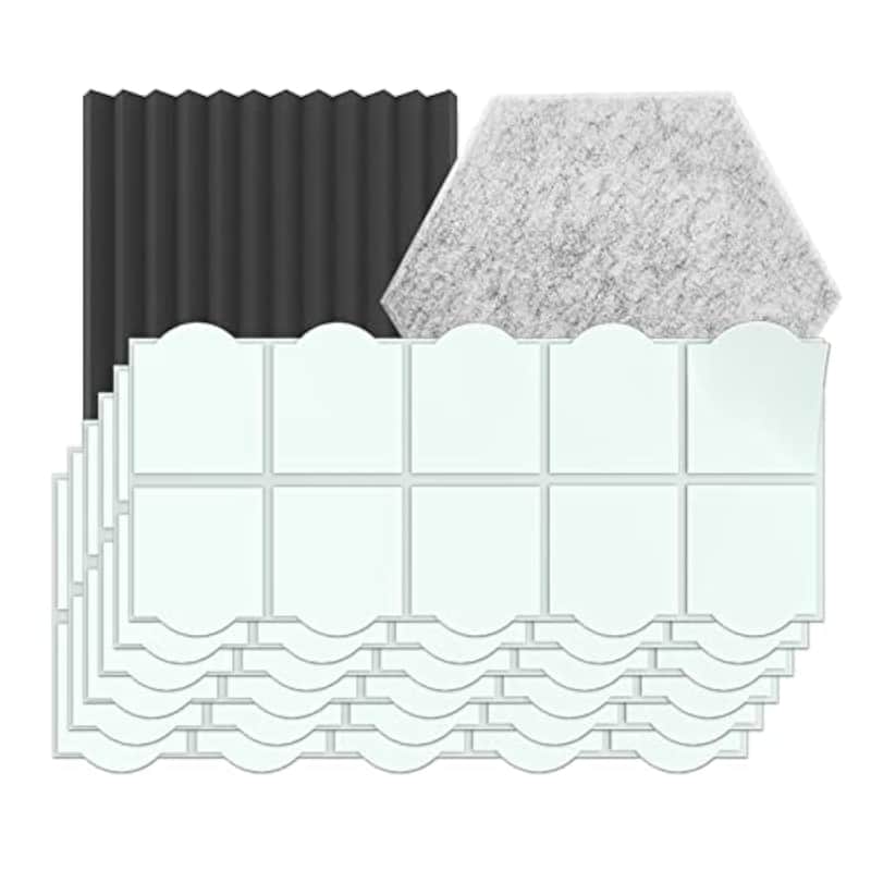 120 Pack Double-Sided Adhesive Tape For Acoustic Soundproofing Foam Panels Strong Pad Mounting, Heavy Duty Wall Adhesive Squares image 1