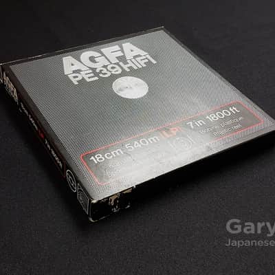 Agfa PE39 HiFi 18 cm 540 m Double-Play Recording Tape on Plastic Reel Unopened Box image 2