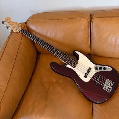 Fender Standard Jazz Bass V 1998 - Midnight Wine image 2