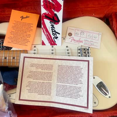 Fender Jimi Hendrix Artist Series Tribute Stratocaster 07/1997 Olympic White - Sammlerstück image 2