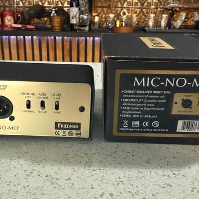 Friedman MIC-NO-MO' Cabinet Emulated Direct Box / Speaker Simulator with Original Box image 11