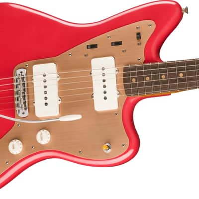 Fender Vintera II Road Worn 50's Jazzmaster Fiesta Red image 2
