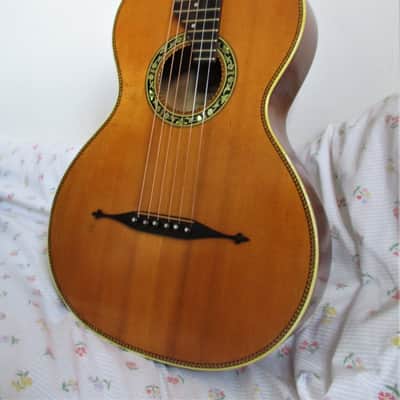 Julius Heinrich Zimmermann Leipzig No. 6  c1906 all solid Antique  parlor  romantic concert  guitar image 3